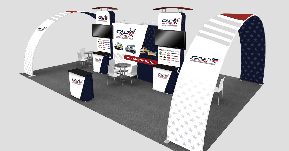 Cal trucks caltrucks custom upfitter trade show exhibit design