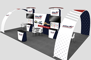 Custom Truck Upfitting  trade show booth design